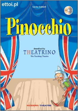 Pinocchio + CD audio - Pinocchio + CD audio About the series Theatrino Modern Theatre: Well-known, well-loved stories dramatized in English. These books aim to involve children both emotionally and physically, encouraging them to work together and to overcome any shyness or lack of confidence. At the same time they learn basic English structures, vocabulary and correct pronunciation, in a way that is fun, natural and...