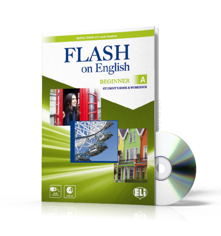 FLASH on English Student's Book + Workbook: Beginner A + CD Audio