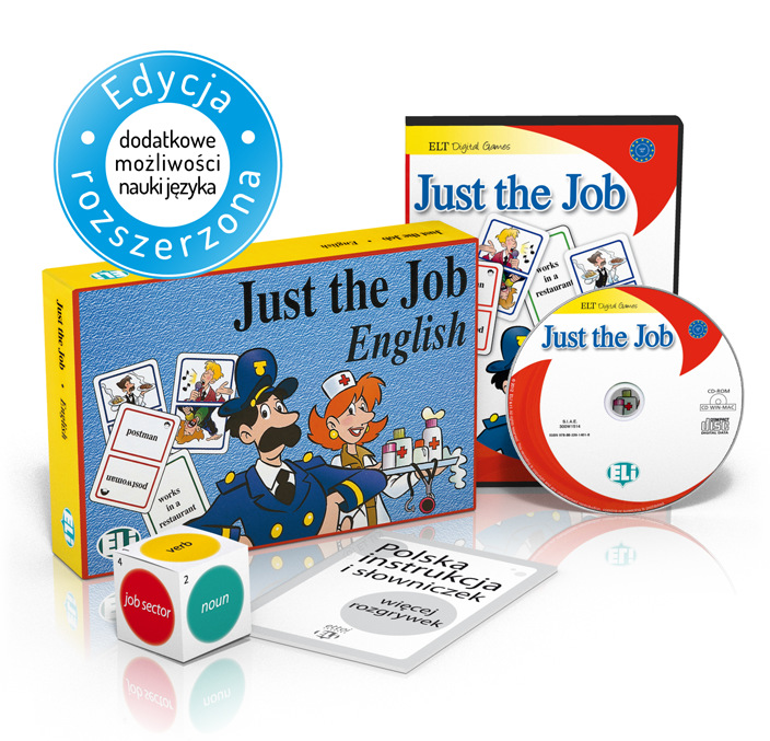 Language Game Just the Job - Game Box + CD-ROM