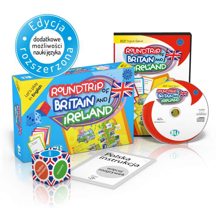 Language Game Roundtrip of Britain and Ireland - Game Box + CD-R