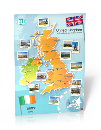 British Isles Map - Poster - British Isles Map - Poster (United Kingdom of Great Britain and Nothern Ireland, Ireland) A civilisation poster that's new and unique, suitable for classes at various levels. The large and full-colour photographies differentiate British Isles Map - Poster from the traditional text on culture and make it the ideal interactive learning tool. Dimensions: 67,6x98cm ISBN 9788393511624 ELI & ET TOI 2014